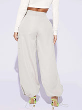 SXY Flap Pocket Side Wide Leg Pants