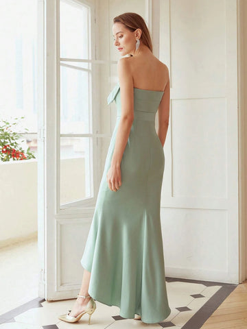 MOTF PREMIUM FOLDOVER DESIGN HIGH LOW DRESS MOTF PREMIUM FOLDOVER DESIGN HIGH LOW DRESS