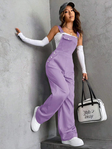 1pc Flap Pocket Overalls 1pc Flap Pocket Overalls