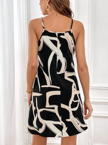 Graphic Print Cami Dress Graphic Print Cami Dress