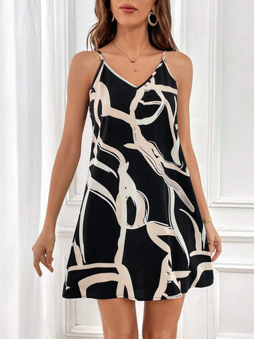 Graphic Print Cami Dress Graphic Print Cami Dress