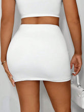 SXY Twist Front Bodycon Skirt