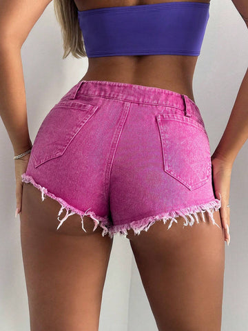 ICON Raw Hem Booty Shorts ICON Raw Hem Booty Shorts