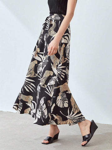 MOTF PREMIUM LINEN VISCOSE DRAWSTRING SKIRT MOTF PREMIUM LINEN VISCOSE DRAWSTRING SKIRT