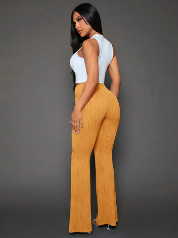 SXY Solid Flare Leg Pants SXY Solid Flare Leg Pants