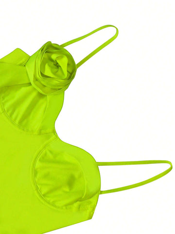 Ruffle Trim Bustier Cami Top & Bodycon Skirt Ruffle Trim Bustier Cami Top & Bodycon Skirt