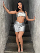 SXY Solid Bodycon Skirt