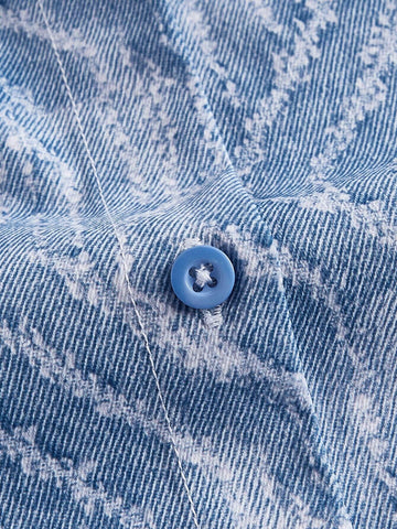 Allover Print Drop Shoulder Shirt Allover Print Drop Shoulder Shirt