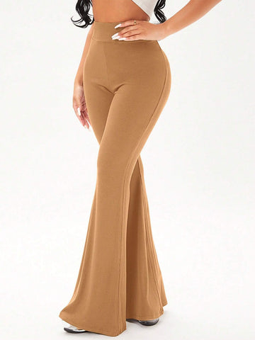 SXY Solid Flare Leg Pants SXY Solid Flare Leg Pants
