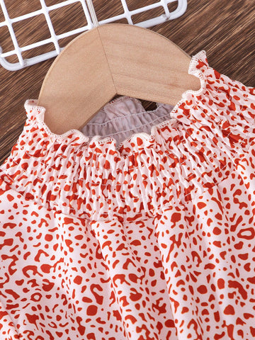 1pc Girls Casual Sports Asymmetrical Digital Print Drawstring Collar A-Line Dress, Spring Autumn 1pc Girls Casual Sports Asymmetrical Digital Print Drawstring Collar A-Line Dress, Spring Autumn