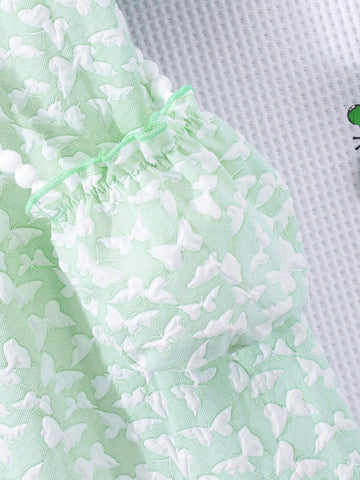 1pc Girls' Summer New Stylish & Elegant Mesh Dress For Parties 1pc Girls' Summer New Stylish & Elegant Mesh Dress For Parties