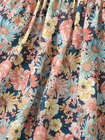 1pc Little Girls' Casual Floral Print Spaghetti Strap Dress, Summer 1pc Little Girls' Casual Floral Print Spaghetti Strap Dress, Summer