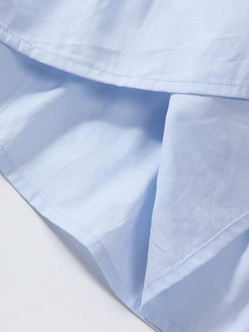 1pc Sweet Floral Embroidery Decor Long Sleeve Blouse For Toddler Girls, Spring/Fall 1pc Sweet Floral Embroidery Decor Long Sleeve Blouse For Toddler Girls, Spring/Fall