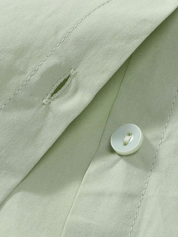 1pc Sweet Plain Color Big Lapel Long Sleeve Blouse For Toddler Girls, Spring & Autumn 1pc Sweet Plain Color Big Lapel Long Sleeve Blouse For Toddler Girls, Spring & Autumn