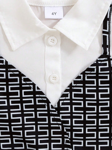 1pc Toddler Plaid Pattern Long Sleeve Jumpsuit, Fashionable & Versatile, Autumn 1pc Toddler Plaid Pattern Long Sleeve Jumpsuit, Fashionable & Versatile, Autumn