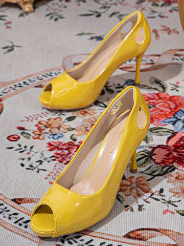2024 Spring/Summer New 9cm High Heels, Waterproof Platform Sexy Thin Heel Patchwork Open Toe 2024 Spring/Summer New 9cm High Heels, Waterproof Platform Sexy Thin Heel Patchwork Open Toe