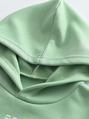 2pcs/Set Young Girls Casual Graphic Print Hooded Sweatshirt And Pants Set, Spring Autumn 2pcs/Set Young Girls Casual Graphic Print Hooded Sweatshirt And Pants Set, Spring Autumn