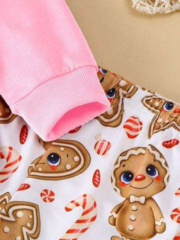 2pcs Christmas Outfit For Girls, Bear Print Long Sleeve Sweatshirt & Bell-Bottom Pants Set, Casual, Suitable For Autumn/Winter 2pcs Christmas Outfit For Girls, Bear Print Long Sleeve Sweatshirt & Bell-Bottom Pants Set, Casual, Suitable For Autumn/Winter