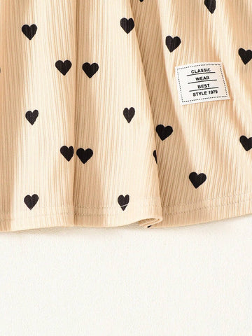 3pcs Girls Knitted Solid Color Cap Sleeve Fit And Flare Casual Dress Set,Buy One Get Two Free,Suitable Casual Everyday Wear 3pcs Girls Knitted Solid Color Cap Sleeve Fit And Flare Casual Dress Set,Buy One Get Two Free,Suitable Casual Everyday Wear