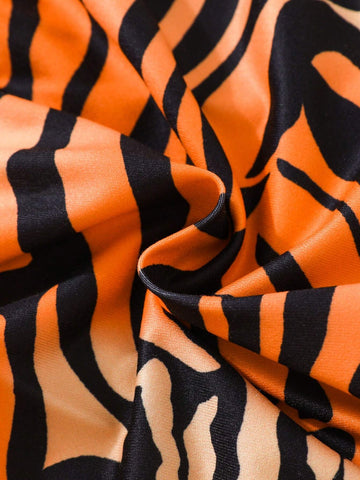 3pcsset Girls Fashion LeopardZebraStripe Print Jumpsuit Shorts Set For Summer Holiday Party 3pcsset Girls Fashion LeopardZebraStripe Print Jumpsuit Shorts Set For Summer Holiday Party