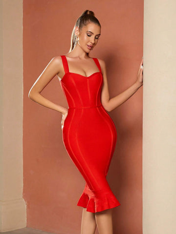 ADYCE Sweetheart Neckline Sleeveless Backless Mermaid Dress With Zipper Closure And High Waistline, Suitable For Cocktail Party Or Prom ADYCE Sweetheart Neckline Sleeveless Backless Mermaid Dress With Zipper Closure And High Waistline, Suitable For Cocktail Party Or Prom