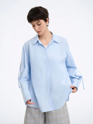 Aalyst Women's Minimalist Solid Color Elegant Casual Business Comfortable Loose Raglan Long Sleeve Shirt, Spring/Autumn Aalyst Women's Minimalist Solid Color Elegant Casual Business Comfortable Loose Raglan Long Sleeve Shirt, Spring/Autumn