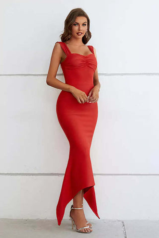 Alayah Red Bandage Maxi Dress Alayah Red Bandage Maxi Dress