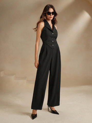 Anewsta Urban Style Vertical Button Front Zipper Slim Casual Pants Anewsta Urban Style Vertical Button Front Zipper Slim Casual Pants