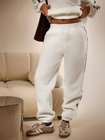 Athîral 2pcs/Set Women Casual Sports Sweatshirt And Sweatpants Suit, Autumn/Winter Athîral 2pcs/Set Women Casual Sports Sweatshirt And Sweatpants Suit, Autumn/Winter