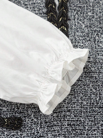 Balabala Balabala Girls' Dress, 2024 Autumn New Fashion, Trendy Two-Piece Look With Chic Design Balabala Balabala Girls' Dress, 2024 Autumn New Fashion, Trendy Two-Piece Look With Chic Design