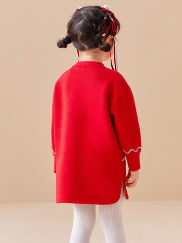 Balabala Girls' Hanfu Chinese Style Dress 2024 New Children's Wear Children's Spring New Year Young Girl Dress Tide Balabala Girls' Hanfu Chinese Style Dress 2024 New Children's Wear Children's Spring New Year Young Girl Dress Tide