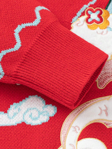 Balabala Girls' Hanfu Chinese Style Dress 2024 New Children's Wear Children's Spring New Year Young Girl Dress Tide Balabala Girls' Hanfu Chinese Style Dress 2024 New Children's Wear Children's Spring New Year Young Girl Dress Tide