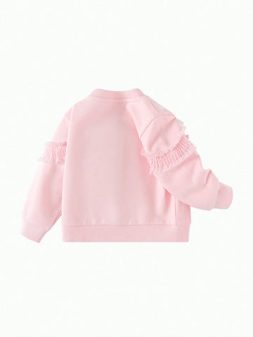 Balabala Balabala Girls' Soft Pink Hoodie, Trendy Floral Soft Sweatshirt For Girl Balabala Balabala Girls' Soft Pink Hoodie, Trendy Floral Soft Sweatshirt For Girl