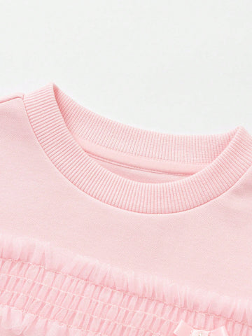 Balabala Balabala Girls' Soft Pink Hoodie, Trendy Floral Soft Sweatshirt For Girl Balabala Balabala Girls' Soft Pink Hoodie, Trendy Floral Soft Sweatshirt For Girl