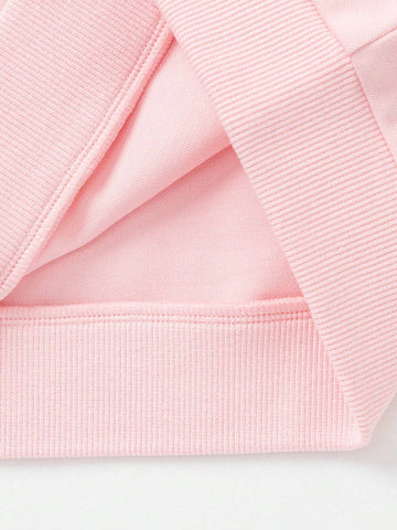 Balabala Balabala Girls' Soft Pink Hoodie, Trendy Floral Soft Sweatshirt For Girl Balabala Balabala Girls' Soft Pink Hoodie, Trendy Floral Soft Sweatshirt For Girl