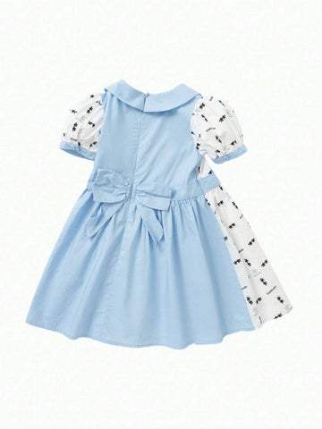 Balabala Children's Dress, Children's Summer Casual Dress, Personalized Splicing, Girls' Cute Children's Wear Balabala Children's Dress, Children's Summer Casual Dress, Personalized Splicing, Girls' Cute Children's Wear