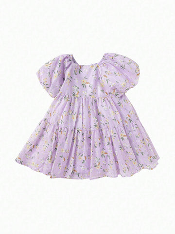 Balabala Children's Skirt, Girls' Fashionable Summer Dress, Kids' Baby Dress, Cute And Sweet Floral Dress Balabala Children's Skirt, Girls' Fashionable Summer Dress, Kids' Baby Dress, Cute And Sweet Floral Dress