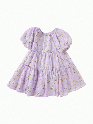 Balabala Children's Skirt, Girls' Fashionable Summer Dress, Kids' Baby Dress, Cute And Sweet Floral Dress Balabala Children's Skirt, Girls' Fashionable Summer Dress, Kids' Baby Dress, Cute And Sweet Floral Dress