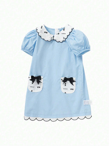 Balabala Girls' Summer Dress, Children's Wear, Summer Style Balabala Girls' Summer Dress, Children's Wear, Summer Style