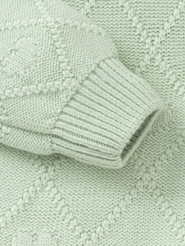 Balabala Young Girl' Sweater Girls' Embroidered Collar Knitted Sweater Autumn Winter Diamond Texture Pullover Balabala Young Girl' Sweater Girls' Embroidered Collar Knitted Sweater Autumn Winter Diamond Texture Pullover