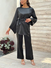 Belt Shirts And Pants Set