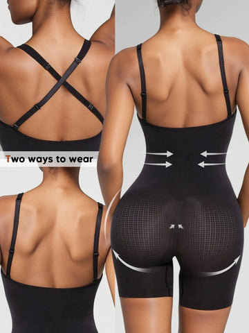 Bodysuit For Women Tummy Control Deep V-Neck Body Shaper Tummy Control Butt Lifting Shapewear Jumpsuit Bodysuit For Women Tummy Control Deep V-Neck Body Shaper Tummy Control Butt Lifting Shapewear Jumpsuit