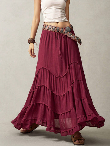 Bohemela Vacation Style Women's Long Fish Tail Skirt Bohemela Vacation Style Women's Long Fish Tail Skirt
