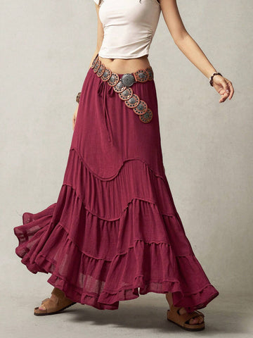 Bohemela Vacation Style Women's Long Fish Tail Skirt Bohemela Vacation Style Women's Long Fish Tail Skirt