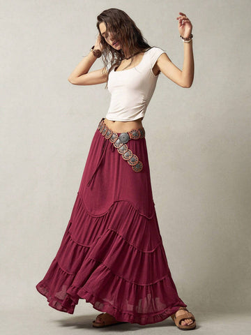 Bohemela Vacation Style Women's Long Fish Tail Skirt Bohemela Vacation Style Women's Long Fish Tail Skirt