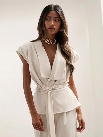 COSMINA Women's Solid Color Batwing Casual Jumpsuit COSMINA Women's Solid Color Batwing Casual Jumpsuit