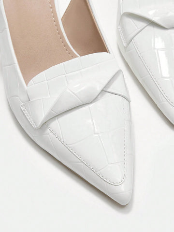 CUCCOO BIZCHIC Women'S White Pointed Toe Thick Mid-Heeled Shoes For Summer Graduation Heels Prom Heels Vacation Shoes CUCCOO BIZCHIC Women'S White Pointed Toe Thick Mid-Heeled Shoes For Summer Graduation Heels Prom Heels Vacation Shoes