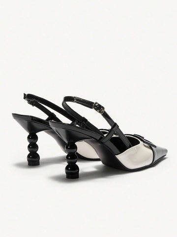 CUCCOO CHICEST Pointed Toe Color Block High Heel Pumps For Women Fall CUCCOO CHICEST Pointed Toe Color Block High Heel Pumps For Women Fall