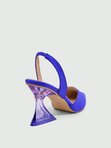 Women's Pointed Toe Hollowed-Out Crystal High Heel Pumps Women's Pointed Toe Hollowed-Out Crystal High Heel Pumps