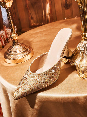Women's Fashion Party Rhinestone Decor High Heel Pumps Women's Fashion Party Rhinestone Decor High Heel Pumps